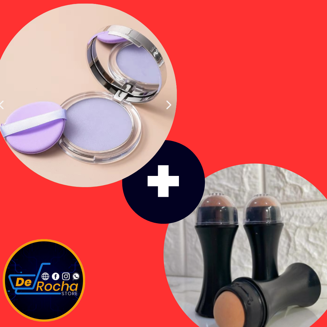 Combo polvo matificante+piedra absorbent
